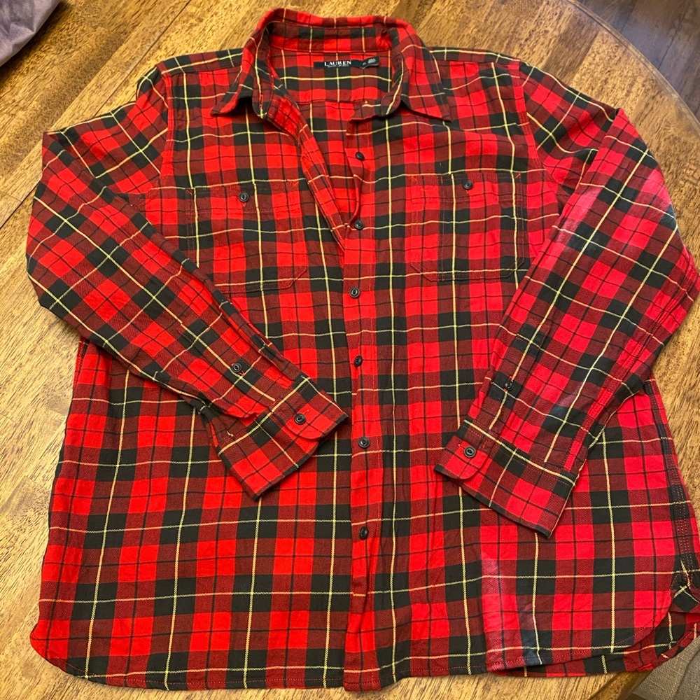 Lauren Ralph Lauren Plaid Button Down